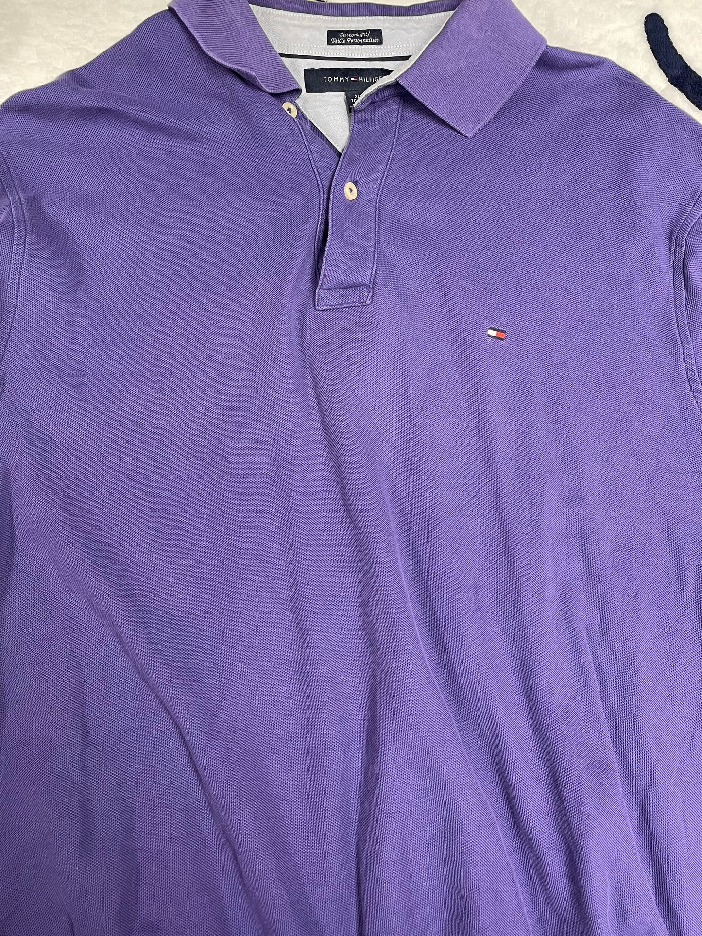 Purple Tommy Hilfiger Polo