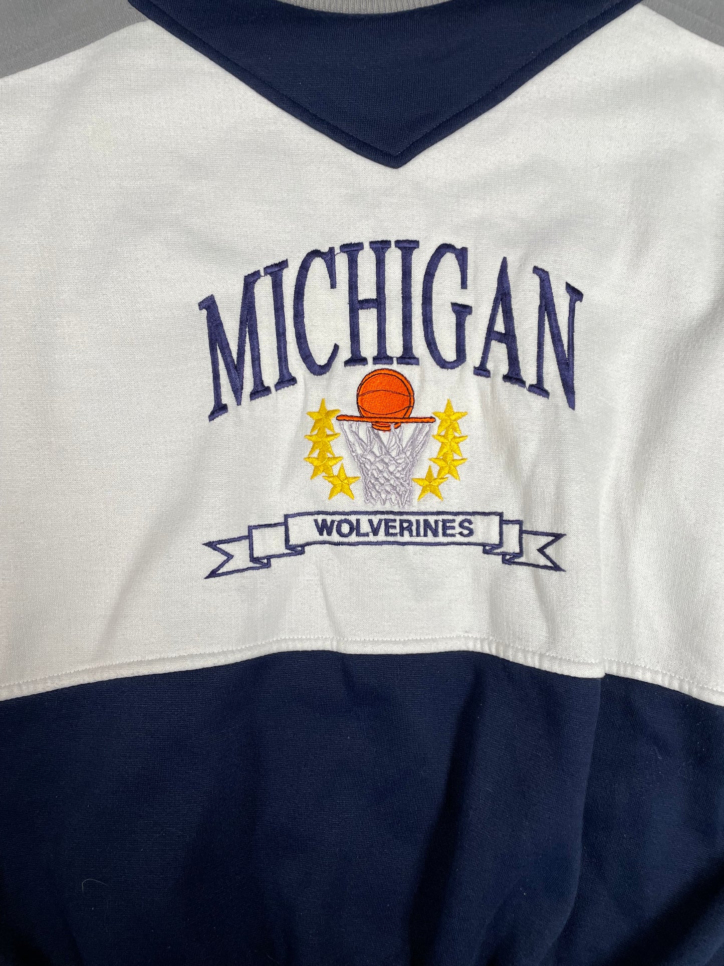 Michigan Wolverines Basketball Crewneck